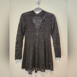 Free People Black cover-up